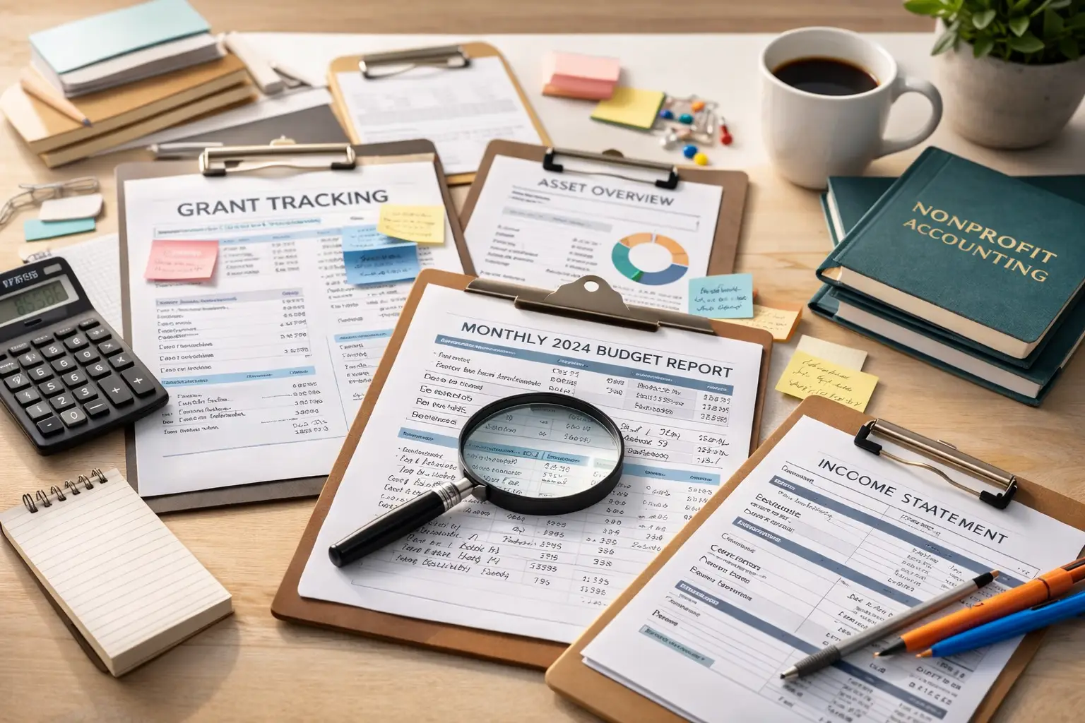 monthly nonprofit bookkeeping